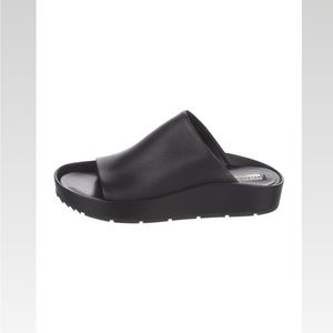 Balenciaga Leather Slides - image 1